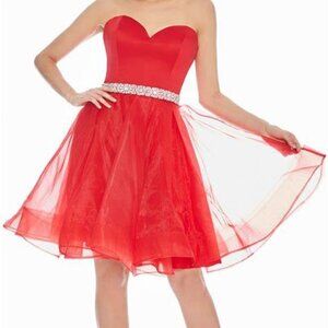Ashley Lauren Red size 4 cocktail dress